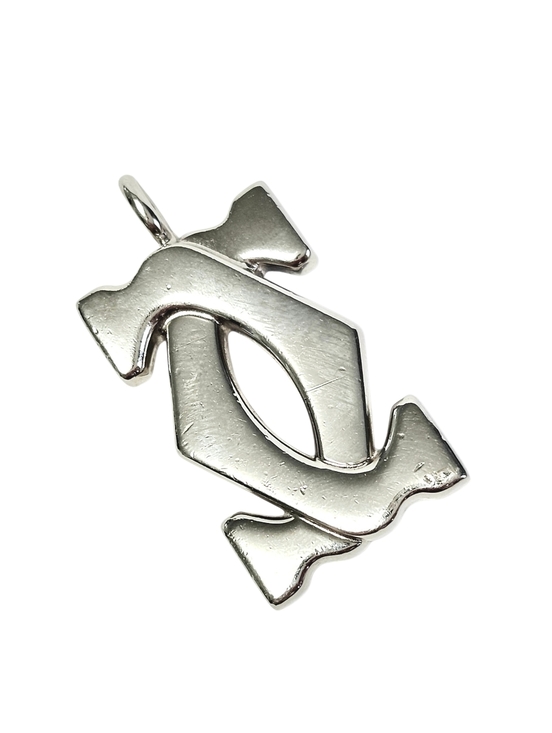 Accessories - Cartier Interlocking Logo Large Keychain Charm 1.25"